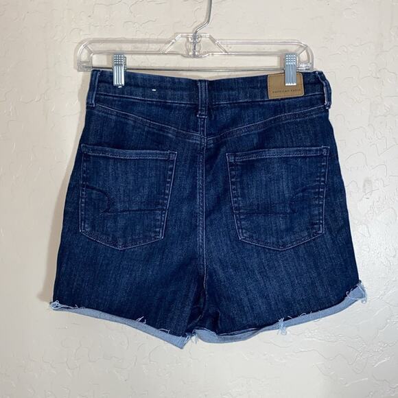 American eagle curvy super hi rise shortie jean shorts - Picture 1 of 7